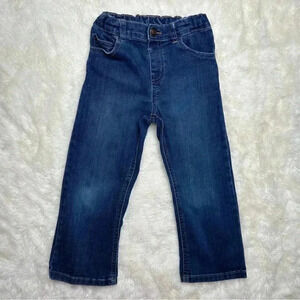 Garanimals Jeans a  straight Leg Dark Wash Adjustable Waist Size 5T